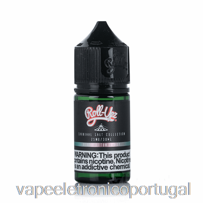 Vape Eletronico Algodão Azul - Sal De Carnaval - Suco Roll-upz - 30ml 50mg